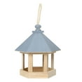 thumbnail image 2 of SPRING PARK Hanging Bird Table Wooden House Feeding Station Easy Assembly Garden Bird Feeder, 2 of 7