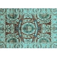 thumbnail image 1 of Ahgly Company Indoor Rectangle Abstract Light Blue Modern Area Rugs, 7' x 10', 1 of 4