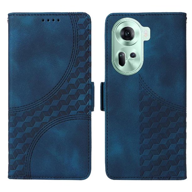 Funda GANGXUN para OPPO Reno 11 5G con diseño acolchado elegante, cuero PU, protección total y ajuste preciso