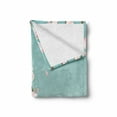 thumbnail image 2 of Weeping Flower Soft Flannel Fleece Throw Blanket, Freshly Blooming Cherry Blossom Branches Buds, Cozy Plush for Indoor and Outdoor Use, 70" x 90", Mint Pale Pink and Taupe, by Ambesonne, 2 of 6