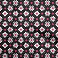 thumbnail image 1 of oneOone Polyester Spandex Black Fabric Floral Retro Dress Material Fabric Print Fabric By The Yard 56 Inch Wide, 1 of 4