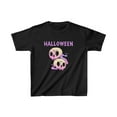 thumbnail image 2 of Cute Skulls Halloween Shirts for Girls Purple Skull Shirt Girls Halloween Shirt Kids Halloween Shirt, 2 of 6
