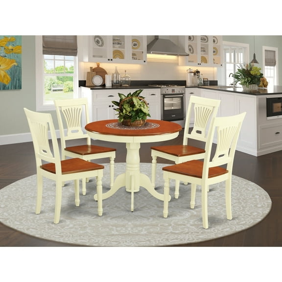 Victorian Dining Set - Table and 4 Chairs - Elegant Antique Style Furniture