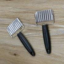 Raindrops Stainless Steel Vegetable Crinkle Cutter and French Fry Slicer for Potato