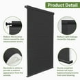 thumbnail image 5 of MiLin No Drill Cordless Cellular Shades Color-Matched No Tools Cellular Shades Honeycomb Design Blinds Shades for Window Room Office (Light Filtering Black, 17" W X 60" H), 5 of 5