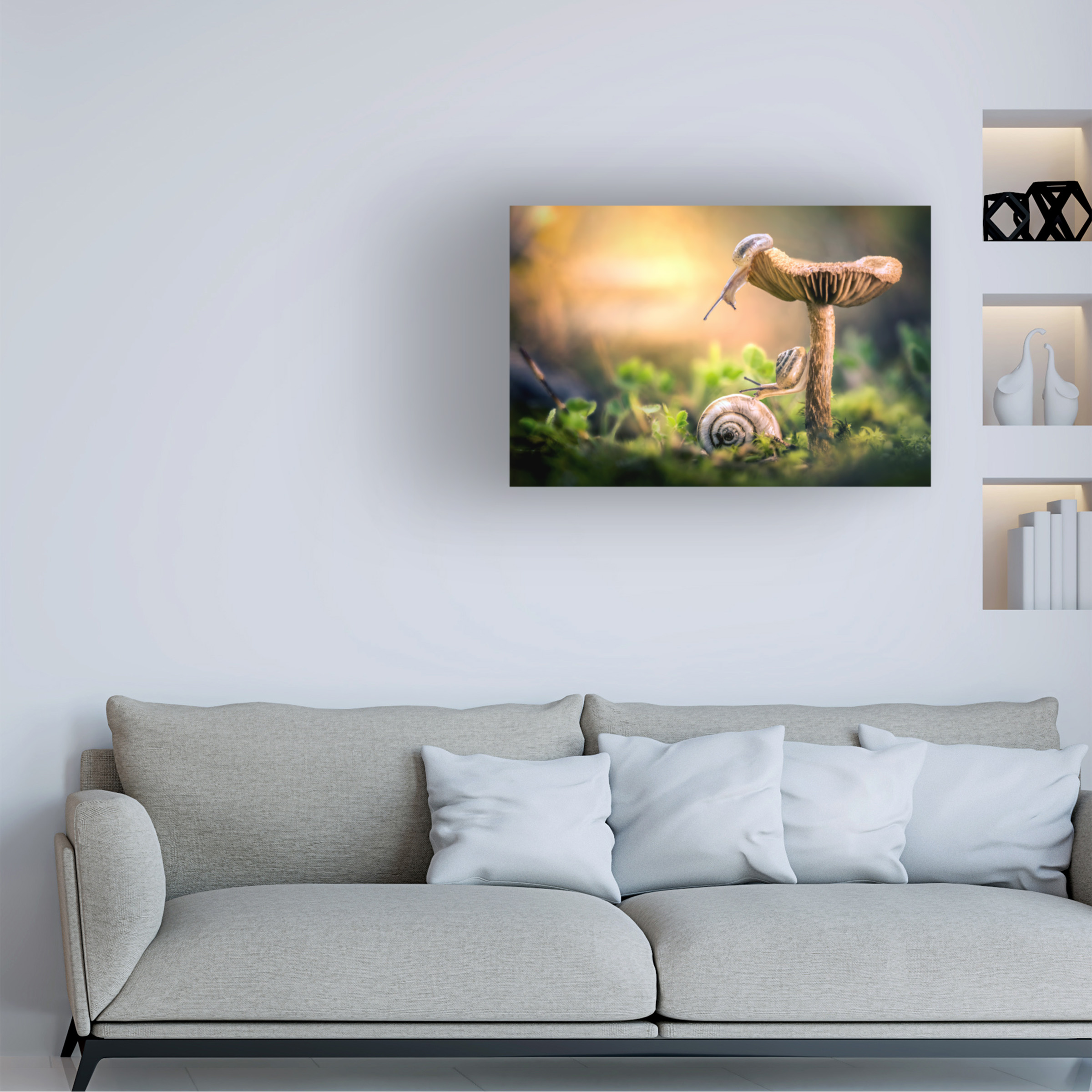 Alberto Ghizzi Panizza 'The Awakening Of Snails' Canvas Art