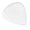 White, variant on BIMZUC Guitar Bass Pick with Concave Design Natural Ox Bone Heart Shape Playing Pick for Stringed Instruments, Cream Yellow, 1 Each
