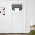 thumbnail image 6 of AUQ 2026 New French Door Curtains Door Window Covering for French Door,Patio Door,Kitchen Door Door Curtains,Dark,Grey,26*20", 6 of 7