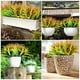 thumbnail image 5 of Kearding 6 piezas de plantas artificiales, hojas falsas, resistentes a los rayos UV, ramas de flores, hojas, plantas, ventana, Patio, Decoración Naranja, 5 of 6