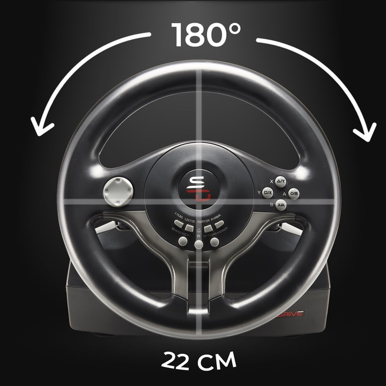 Free Shipping! Subsonic Steering Wheel SV250 for Racing Games with