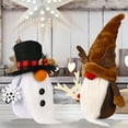 thumbnail image 4 of Decoraciones Navideñas Muñeco de Nieve Gnomos de Peluche, Paquete de 3, Papá Noel Hecho a Mano Gnome para Navidad en Interiores, 4 of 7