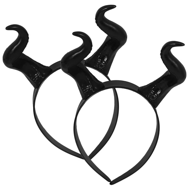 diademas con cuernos de diablo para cosplay, accesorio para disfraz de diablo de Halloween