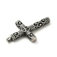 thumbnail image 3 of 304 Stainless Steel Pendants Charm Silver 42.5x25.5x5mm Hole: 3.5x3mm, 3 of 3