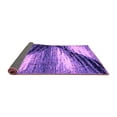thumbnail image 2 of Ahgly Company Indoor Round Abstract Purple Modern Area Rugs, 3' Round, 2 of 4