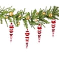thumbnail image 4 of KYAIGUO 6 PCS Christmas Tree Decoration,Painted Gourd Plastic Hangings for Indoor Outdoor for Xmas Party Decor, 4 of 8