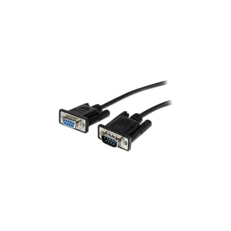 StarTech.com 1m Black Straight Through DB9 RS232 Serial Cable - M/F