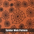 thumbnail image 2 of LUSHVIDA Halloween Tablecloth- Rectangle 60x84 inch Orange Spider Web Pattern Wrinkle Resistant Tablecloths for Halloween Decoration, 2 of 7
