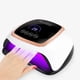 thumbnail image 1 of Lámpara UV para uñas, secador de uñas profesional automático UV LED de 168 W, secado rápido, 42 LED, pantalla LCD grande, 4 temporizadores (30/60/90/120 s) para esmaltes semipermanentes, gel y esmalte, 1 of 5