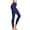 Dark Blue, variant on Leggings for Women Clearance!Yanyanz Capri Leggings for Women High Waisted Stretchy Yoga Athletic Leggings Button Knee Length Capris Pants Capris Leggings for Women Casual Leggings for Women Green Xl