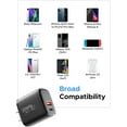 thumbnail image 5 of USB C Wall Charger Adapter 20W Fast Charging Block Type C QC3.0 Dual Port Quick Charge Compatible with Apple iPhone 15 14 13 12 11 iPad iWatch Samsung Galaxy Tablet and More (2Pack), 5 of 8