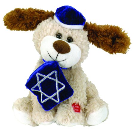 Chantilly Lane Channukah Doggy Gabriel, the Dreidel Song, Tan