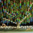 thumbnail image 3 of 1/2/3/4 Set LED Meteor Shower Lights Fairy String Lights Christmas Holiday Snow Falling Icicle Cascading Lighting Home Wedding, 3 of 5