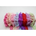 thumbnail image 3 of U8MO 38 Yards Ruffle Unilateral Lace Trim Ribbon 23mm Sewing Wedding Color Choice-Light Green, 3 of 9