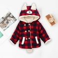 thumbnail image 4 of Boys And Girls Winter Coat Fleece Lined Thick Down Coats Puffy Cotton Jackets With Hood, 4 of 6