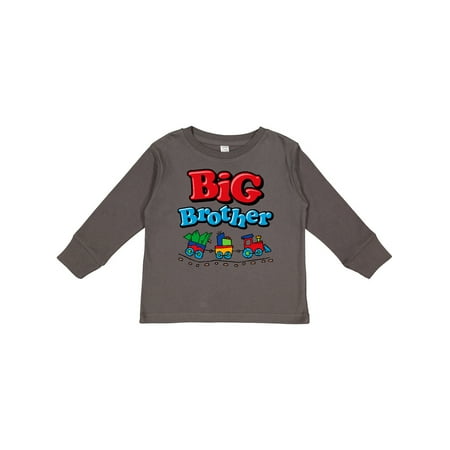 

Inktastic Choo Choo Big Brother Gift Toddler Boy Girl Long Sleeve T-Shirt