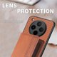 thumbnail image 4 of For Oppo Find X8 Pro 5G Case RFID Blocking Card Holder Carbon Fiber Leather PC TPU Phone Cover - Gre, 4 of 5