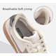 thumbnail image 4 of Zapatillas LUCKY STEP Moda clásica casual para mujer, beige y gris, 4 of 6