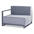 thumbnail image 2 of 29 X 37 X 41 Gray Acrylic Modular Left Arm Chair, 2 of 2