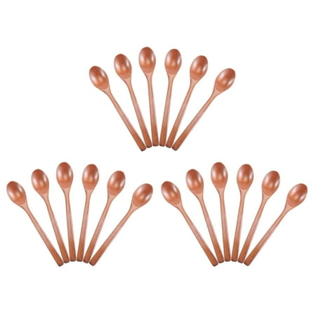 

Wooden Spoons 18 Pieces Wood Soup Spoons for Eating Mixing Stirring Long Handle Spoon Kitchen Utensil