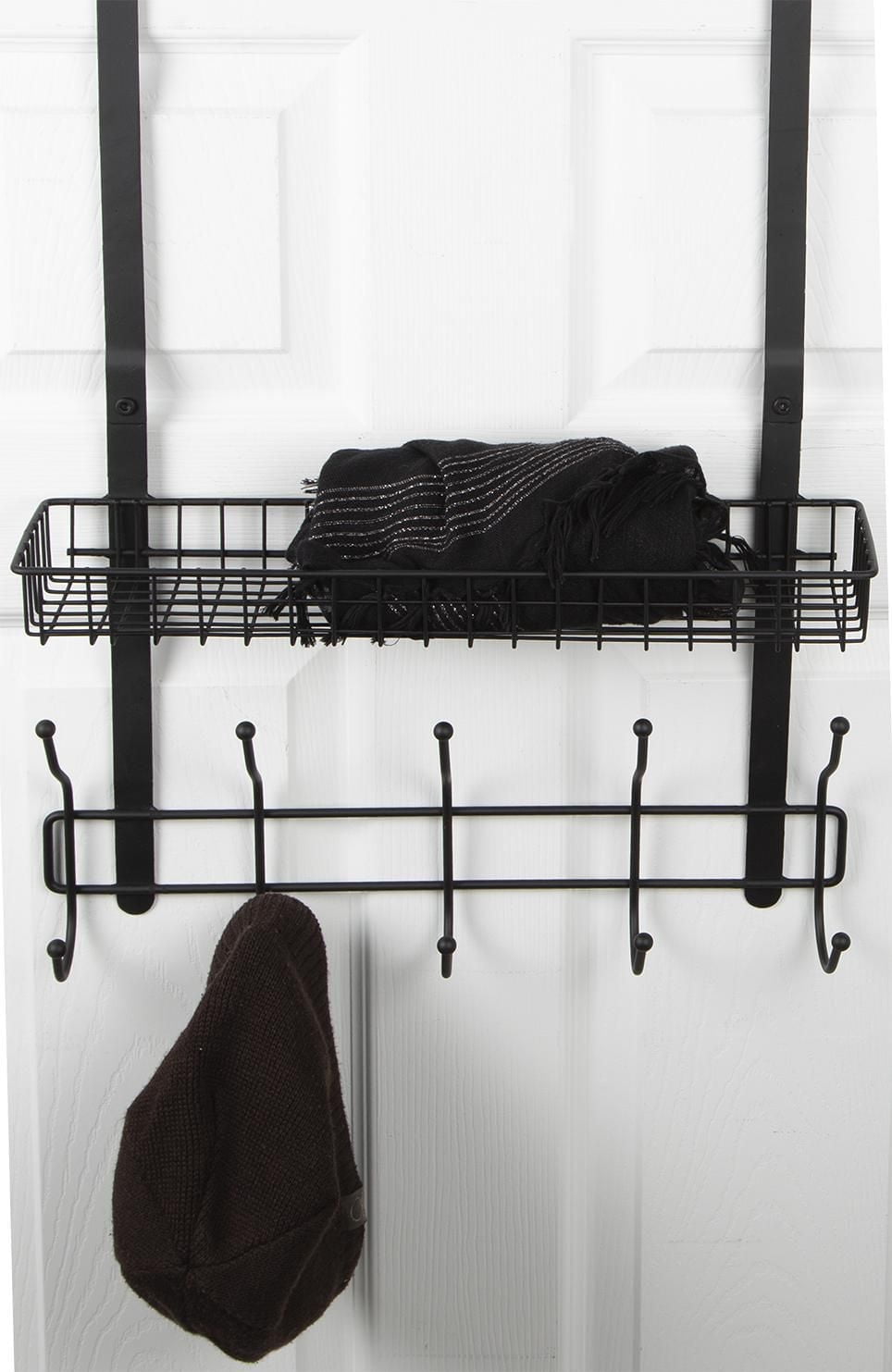 era Rivista Multi Over the Door Organizer Black