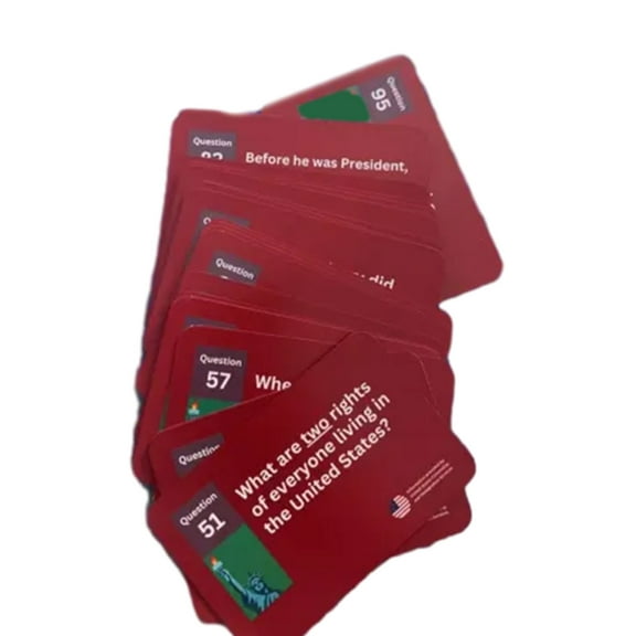 CIYISON US Citizenship Test Guide Citizenship Flashcard US Civics Naturalization Exam 100 Questions Includes Detailed Answer