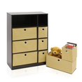 thumbnail image 5 of Furinno 13089EX/LB Armoire de Rangement Eco avec Bacs, Espresso/brun Clair, 5 of 5