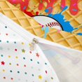 thumbnail image 4 of Castle Fairy Red Baseball Bat Print Twin Duvet Cover, Ice Cream Drip Twin Bedding, Red Blue Yellow,2pcs,1 Duvet Cover and 1 Pillowcase, 4 of 6