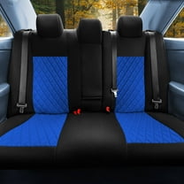 TLH Custom Fit Seat Covers for 2012-2017 Toyota Camry LE | SE | XSE | XLE Neoprene Rear Set Covers BlueColor