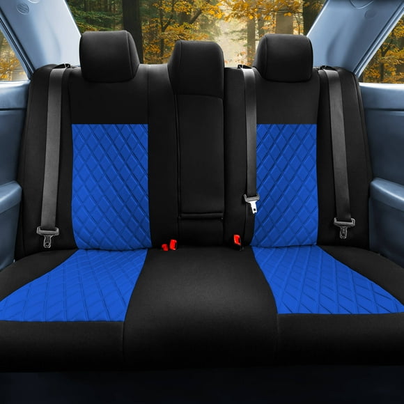 FH Group Housses de Siège sur Mesure en Néoprène Imperméables Convient aux 12-17 Toyota Camry le / SE / XSE / XLE Ensemble Arrière