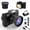 Black, variant on 4K 48MP Vlogging Camera 3.0" 180° Flip Screen 16X Zoom WiFi Autofocus Anti-Shake 32GB Card Wide-Angle Lens Card Reader Webcam Travel Gift for Teens