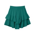 thumbnail image 6 of JYnXIANTI Womens Mini Skirts Casual Boho Ruffle Tiered Skirts Flowy Soft High Waisted Golf Tennis Skirts Summer Clothes, 6 of 7