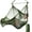 Amry-green, variant on Hammock Chair Super Large Hanging Chairs Soft-Spun Cotton Rope Woven Chair, Collapsible Strong Metal Spreader Bar Wide Seat Lace Stretch Swing Chairs Indoor Outdoor Garden Yard Theme Decoration