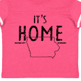 thumbnail image 4 of Inktastic It's Home- State of Iowa  Outline Distressed Text Boys or Girls Toddler T-Shirt, 4 of 5