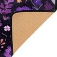 thumbnail image 4 of Non-Slip Area Rug 31"x20" Indoor Washable Floor Mats Carpet Printed for Living Room, Bedroom, Home Decor Purple Flowers and Pumpkins, 4 of 7