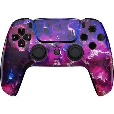 Custom Controllerzz Modded Wireless Custom Controller for PS5 - Compatible With All Shooting Games - Rapid Fire, Dropshot, Akimbo & More (Purple Magma)