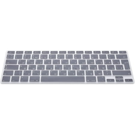 kwmobile Protection Clavier Silicone - Coque Clavier QWERTY (Russe)  Compatible avec Apple MacBook Air 13''/ Pro