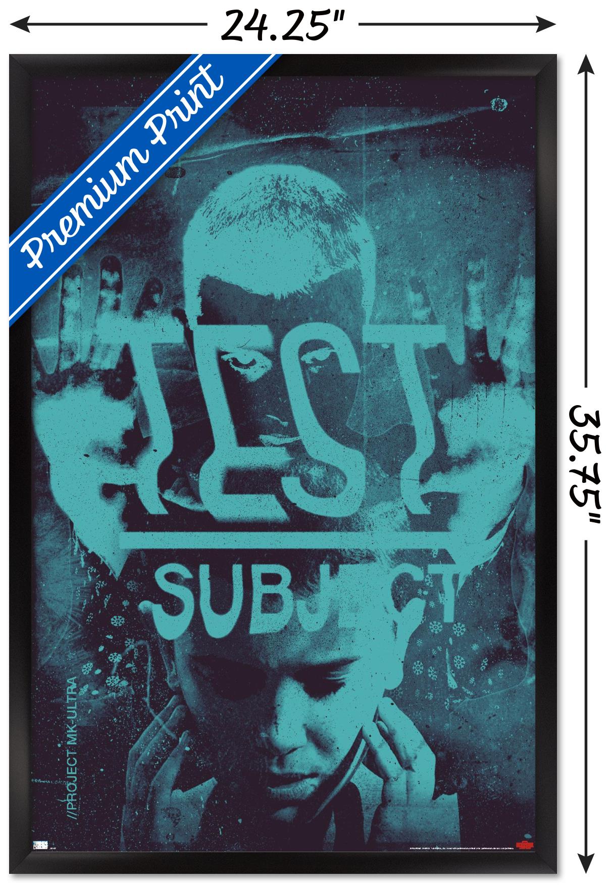Netflix Stranger Things: Season 4 - Test Subject Wall Poster, 22.375" x 34" Framed
