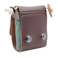 thumbnail image 6 of Foldable Drawstring Bag Pouch with Drawstring & Buckle Belt Leather Tool for Camping Treasures Beachcombing Hike , Green, 6 of 6