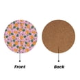 thumbnail image 2 of Xecao Fruit for MDF Cork Coaster 4 Pcs,Drink Coasters,Suit for House Warming Gifts New Home ,Coffee Table Decor-Round Shape, 2 of 7