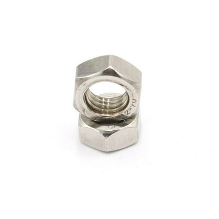 

okwish M3-M6 Tool Parts Stainless Steel Hexagon Nut Durable 100PCS Common Material Standard Thread A2 Accessories
